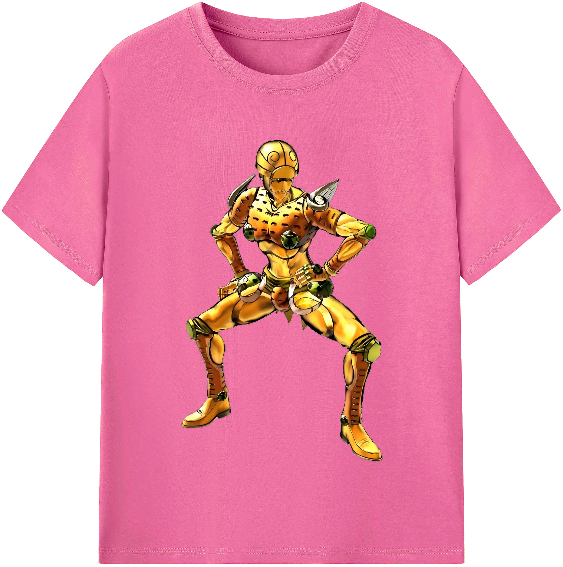 （画像用） ジョジョの奇妙な冒険 ジョルノ?ジョバァーナ JoJo's Bizarre Adventure Giorno Giovanna レディースカジュアルプリントTシャツ（綿100％）